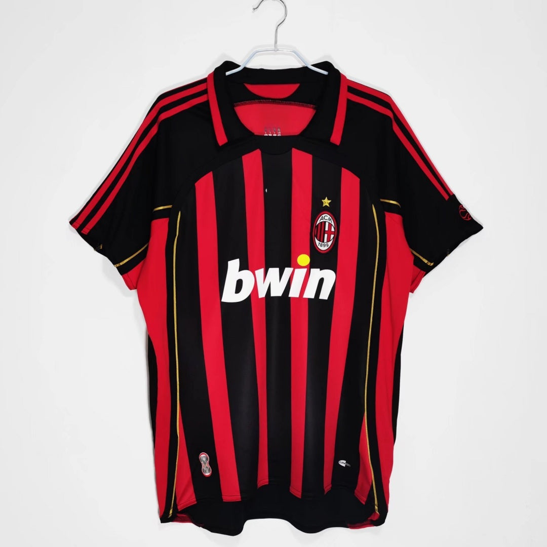 2006-2007 Maillot AC Milan Domicile Rétro — vue 1