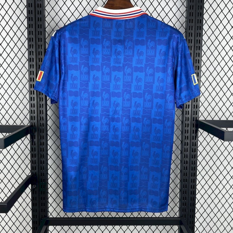 1996 Maillot Retro France Domicile — vue 2