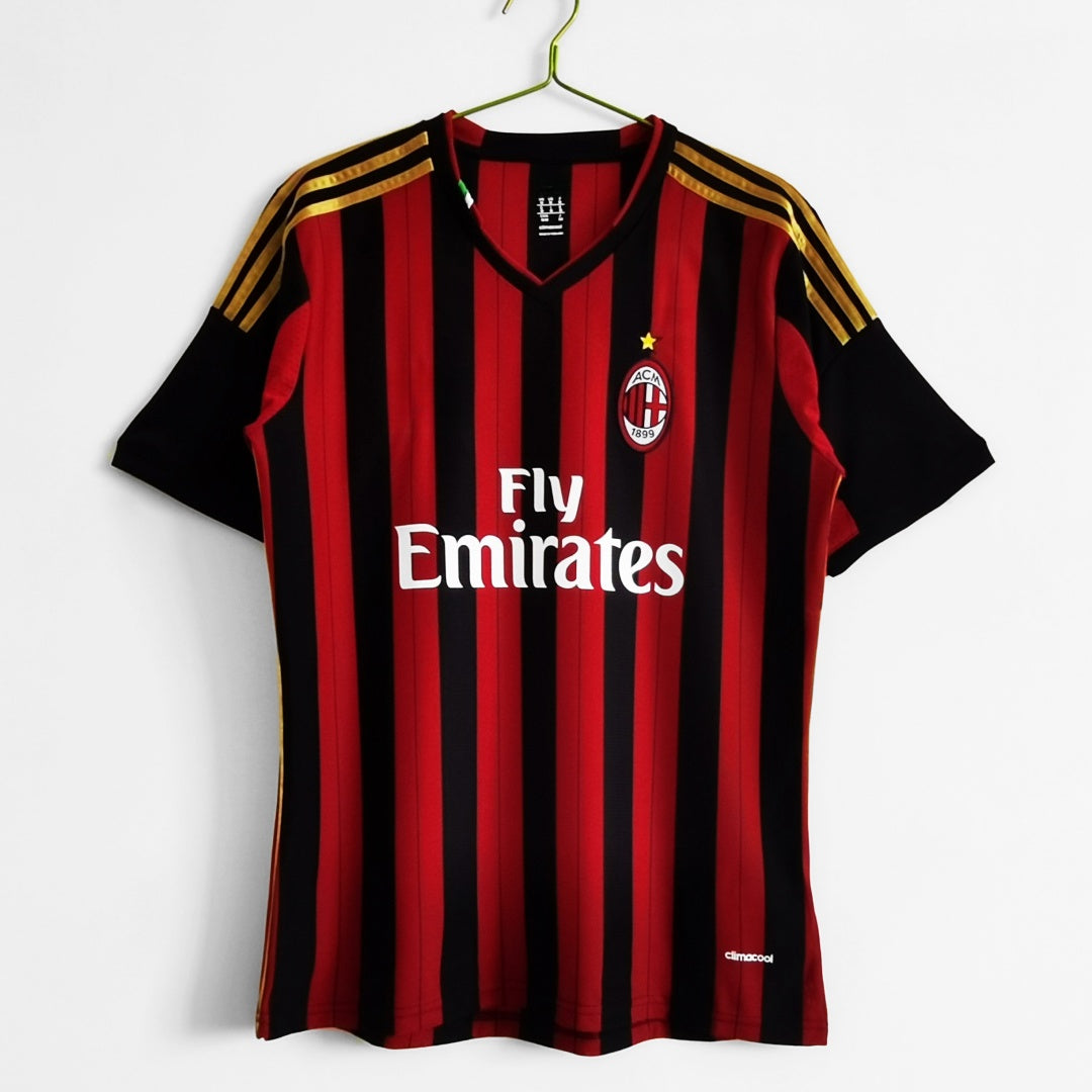 2013- 2014 Maillot AC Milan Domicile Rétro — vue 1