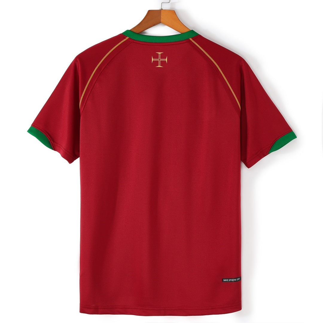 2006 Portugal Domicile maillot Retro — vue 2