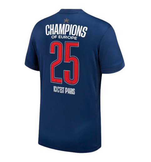 Maillot 24/25 PSG Champions (FLOQUÉ) — vue 3