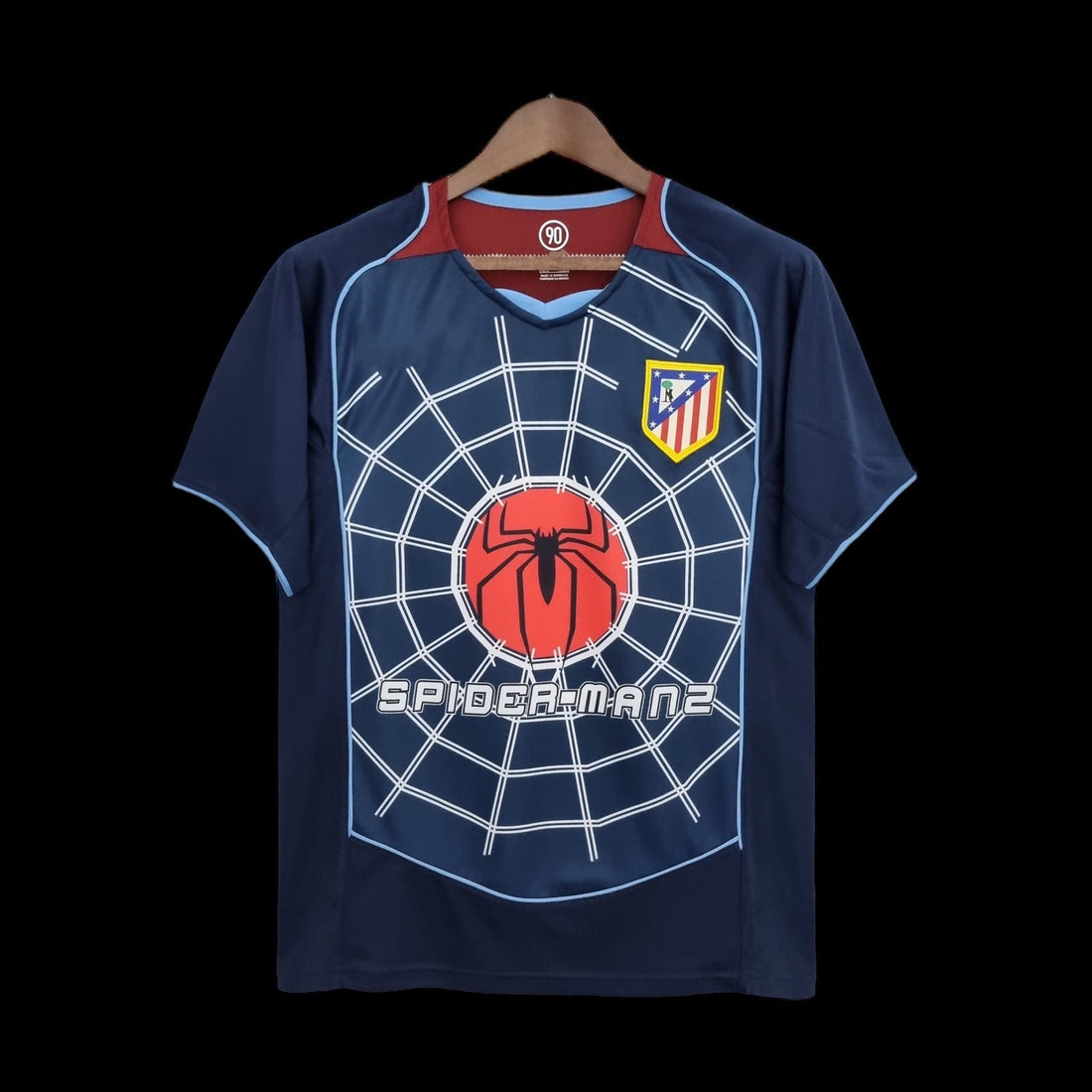 Atlético de Madrid maillot Retro Édition Spiderman 2004 2005 — vue 1