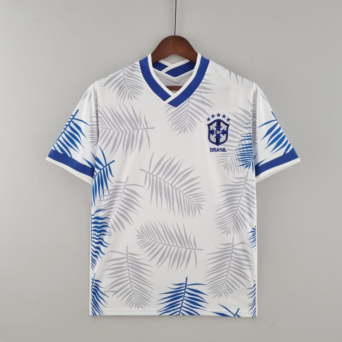 Brésil maillot Édition spéciale Blanc & Bleu 2022 — vue 1