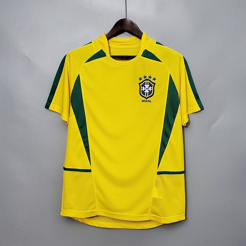 Brésil maillot Domicile Retro 2002 — vue 1