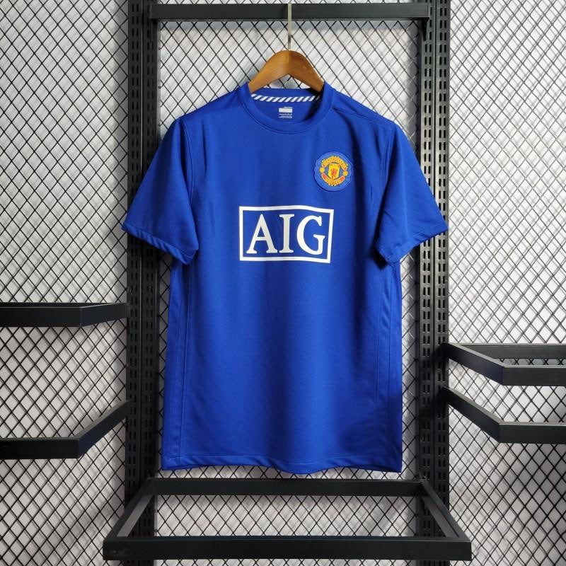 Manchester United maillot third Rétro 2007 2008 — vue 1