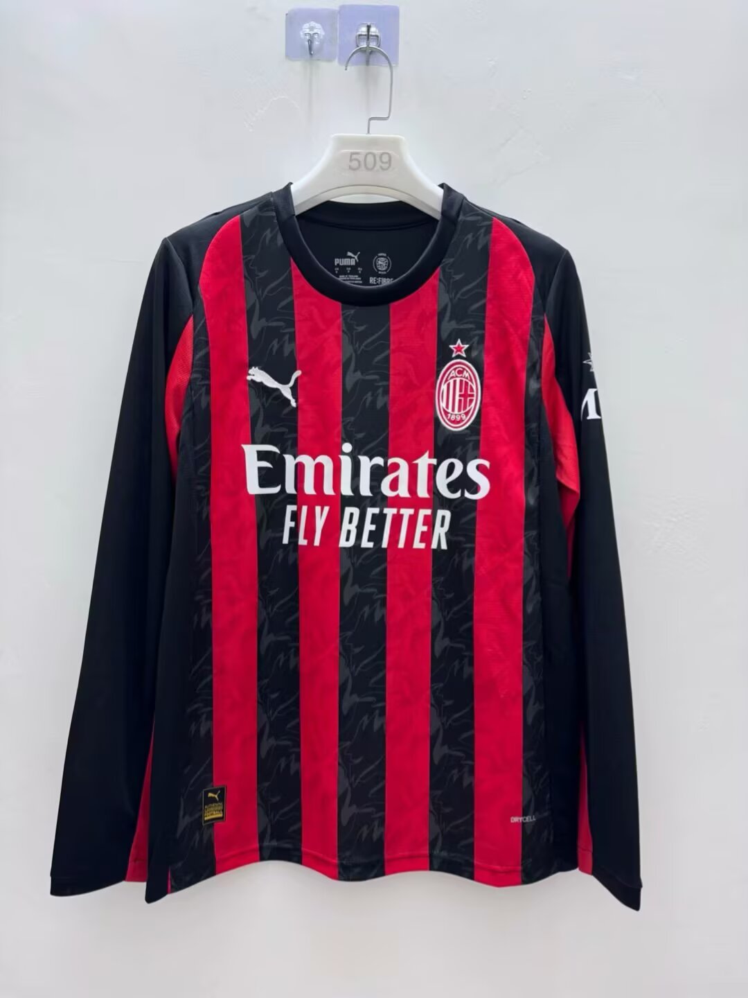 Maillot 25/26 AC Milan Manches Longues — vue 1
