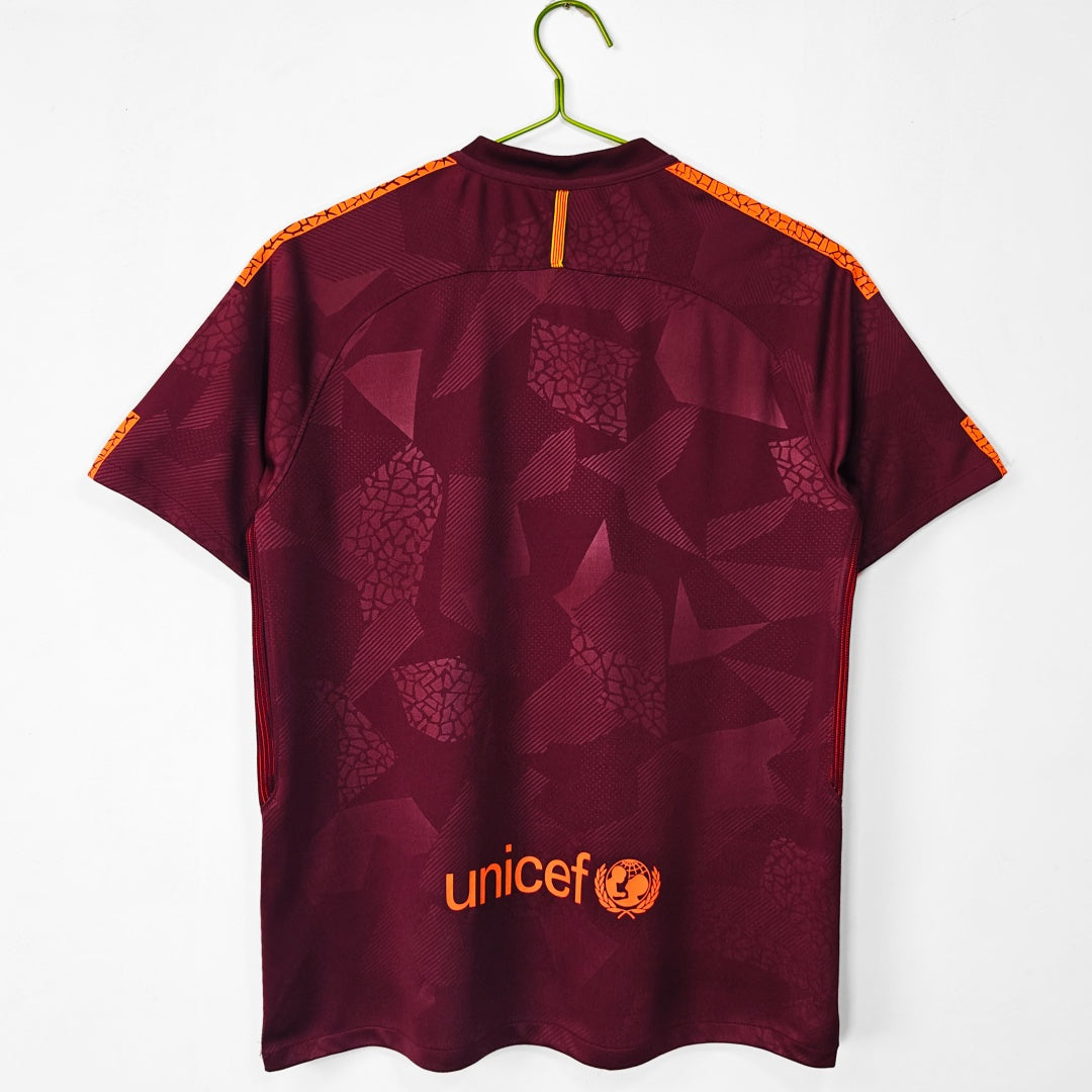 2017-2018 Maillot Barcelone Third Rétro — vue 2
