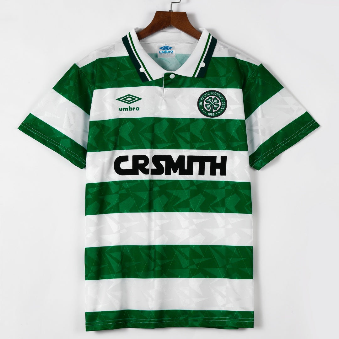 1989-1991 Maillot Celtic Domicile Retro — vue 1