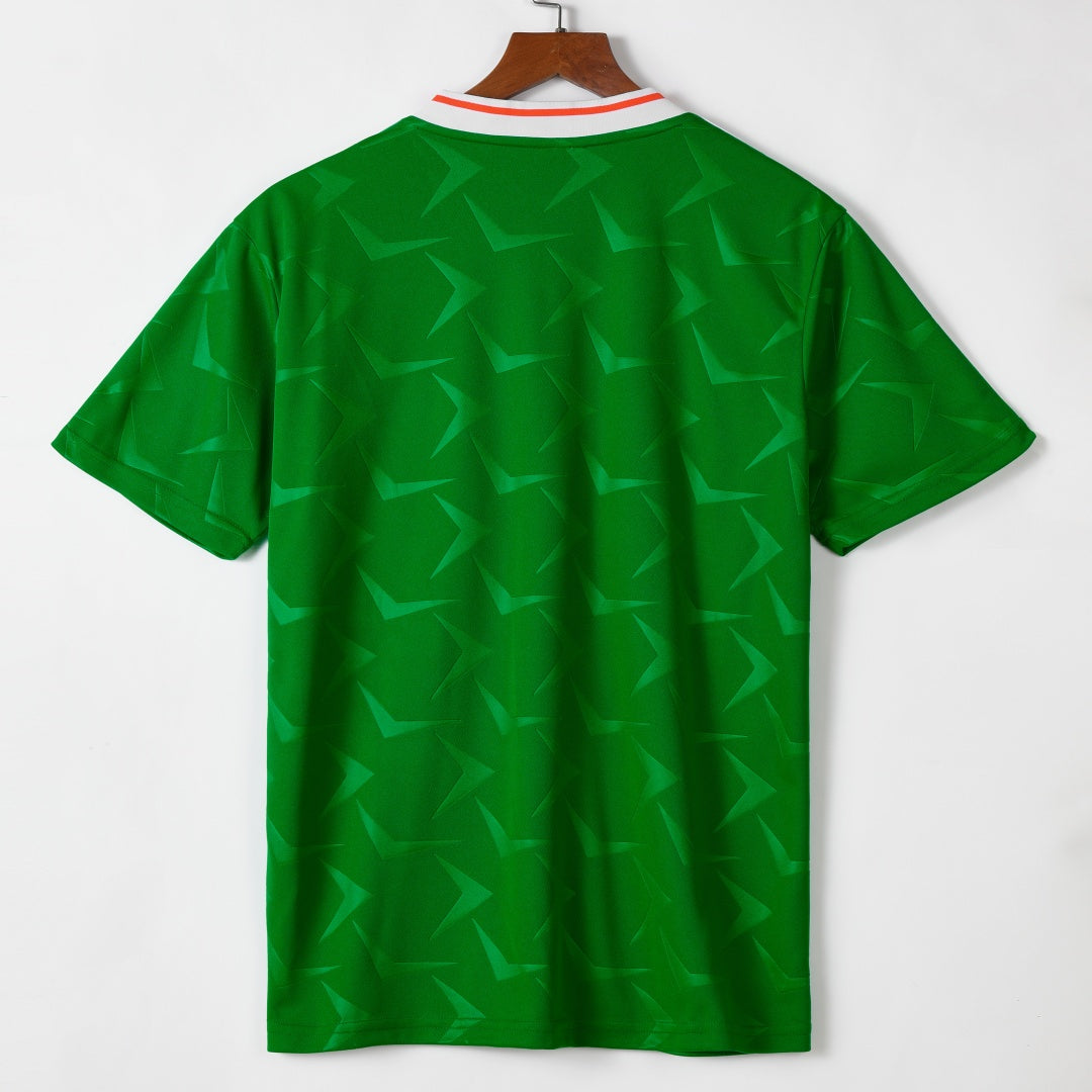 1990-1992 Maillot Ireland Domicile Retro — vue 2