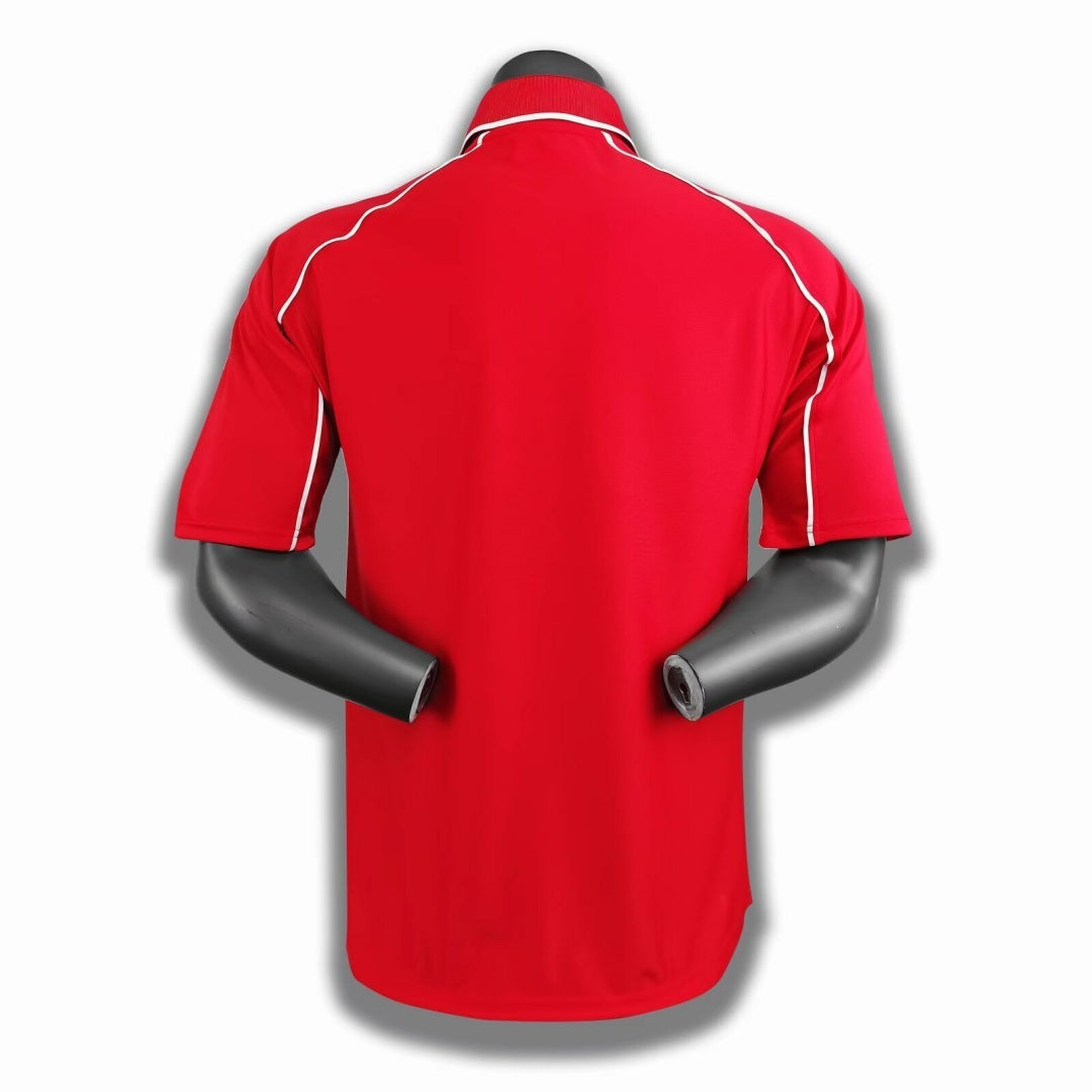 2000-2001 Maillot Liverpool Domicile Retro — vue 2
