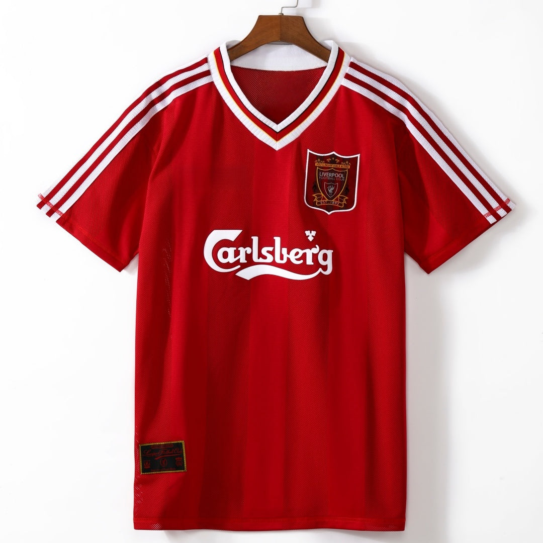 1995-1996 Maillot Liverpool Domicile Retro — vue 1