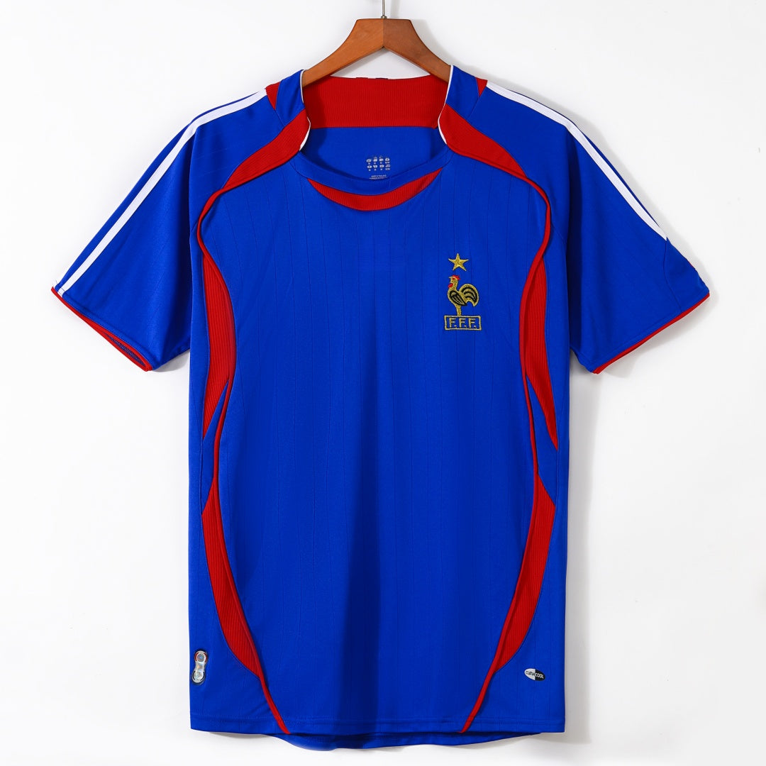 2006 Maillot Retro France Domicile — vue 1