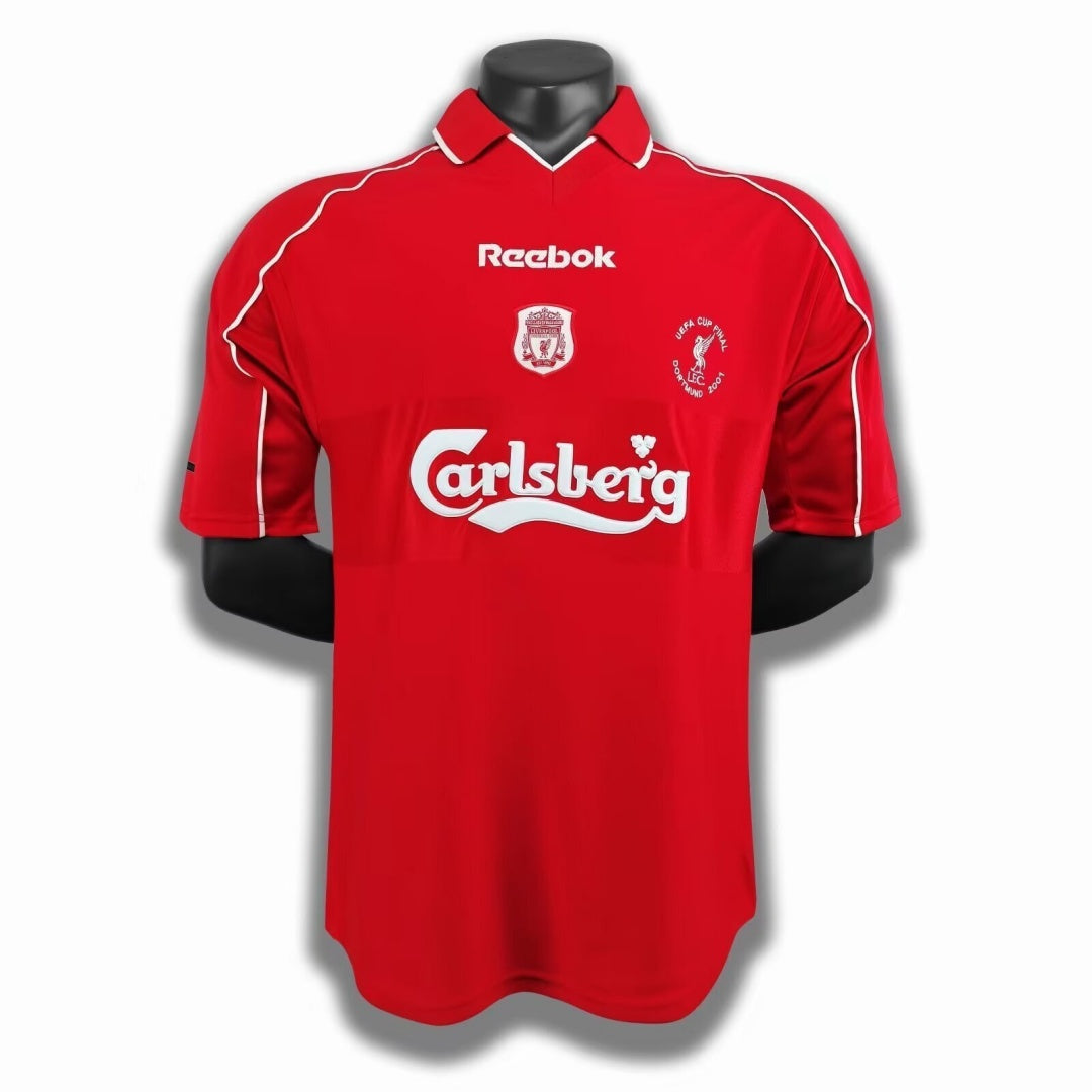 2000-2001 Maillot Liverpool Domicile Retro — vue 1