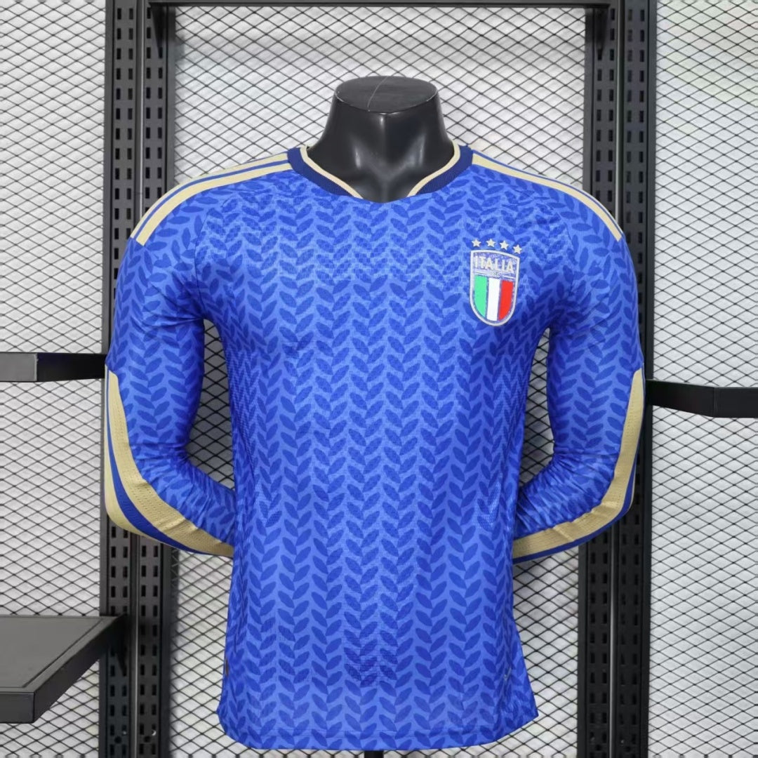 Maillot 25/26 Italie Domicile player Manches Longues — vue 1