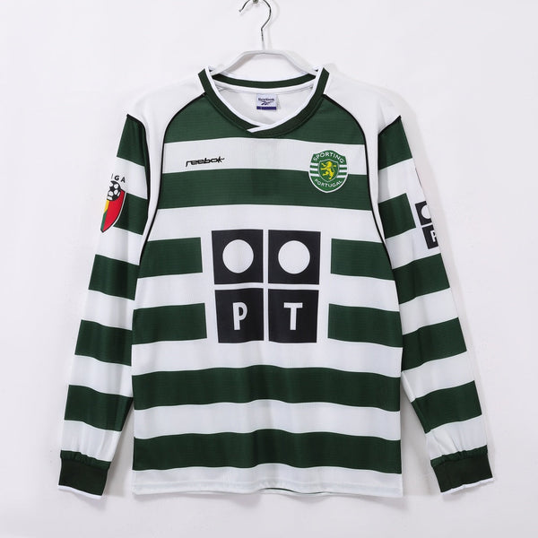 2001-2003 Maillot Retro Sporting CP Domicile…