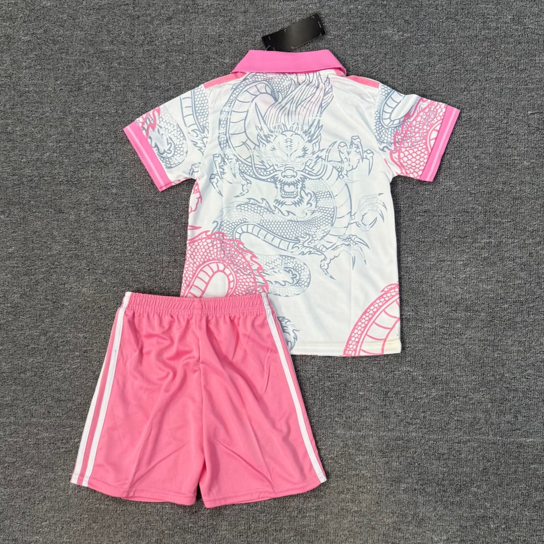 25/26 Ensemble Enfant Real Madrid Spécial rose POLO — vue 2