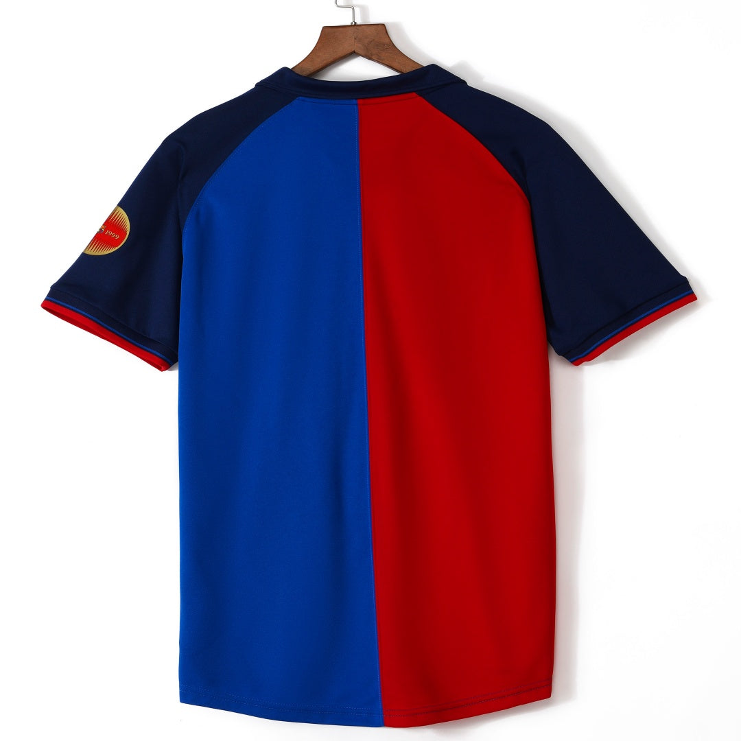 1999-2000 Maillot Barcelone Domicile Rétro — vue 2