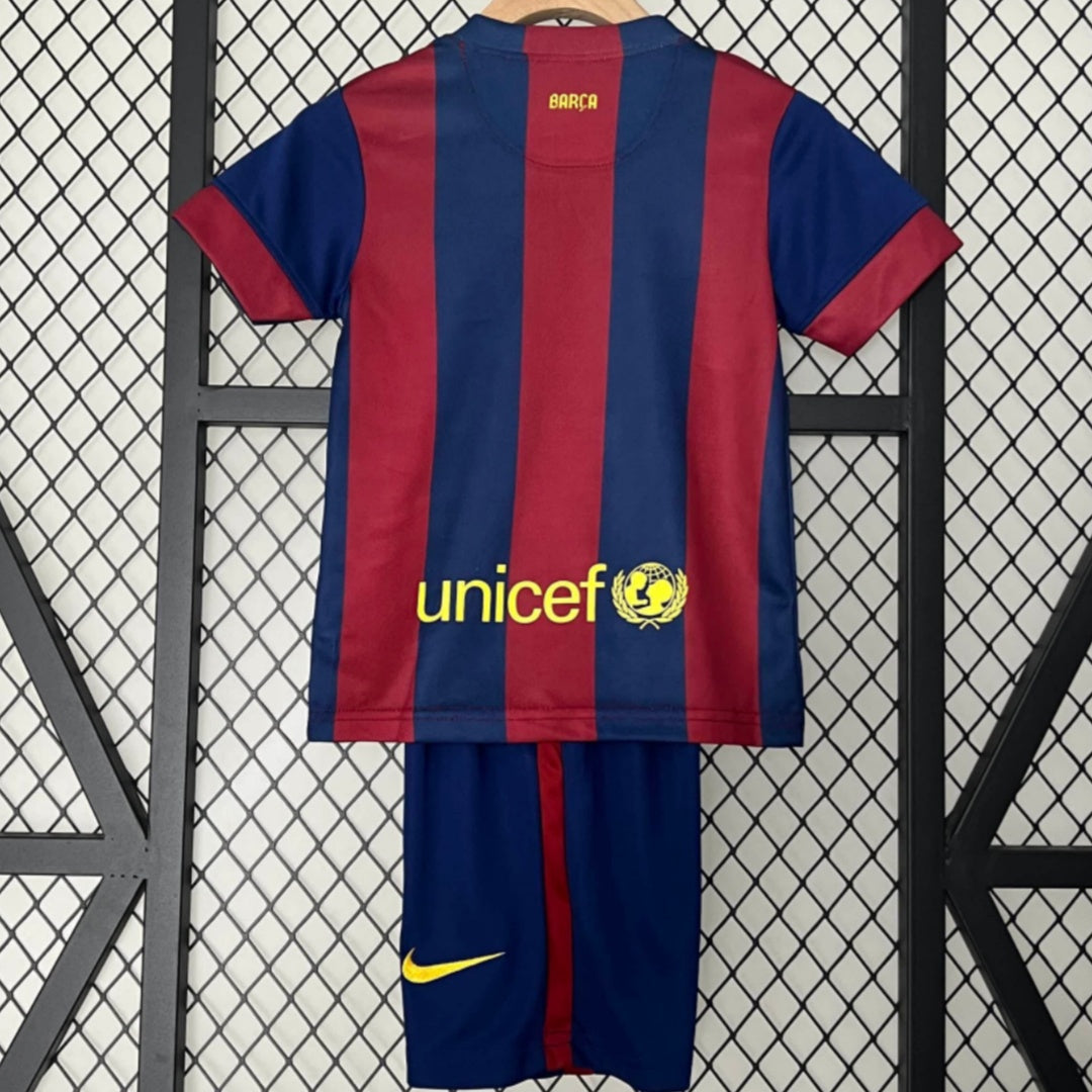 2014-2015 Ensemble Enfant Barcelone Domicile Rétro — vue 2