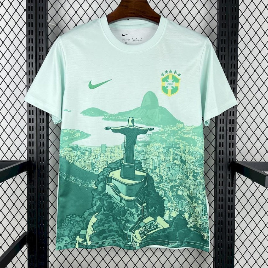 Maillot 25/26 Brésil green Spécial — vue 1