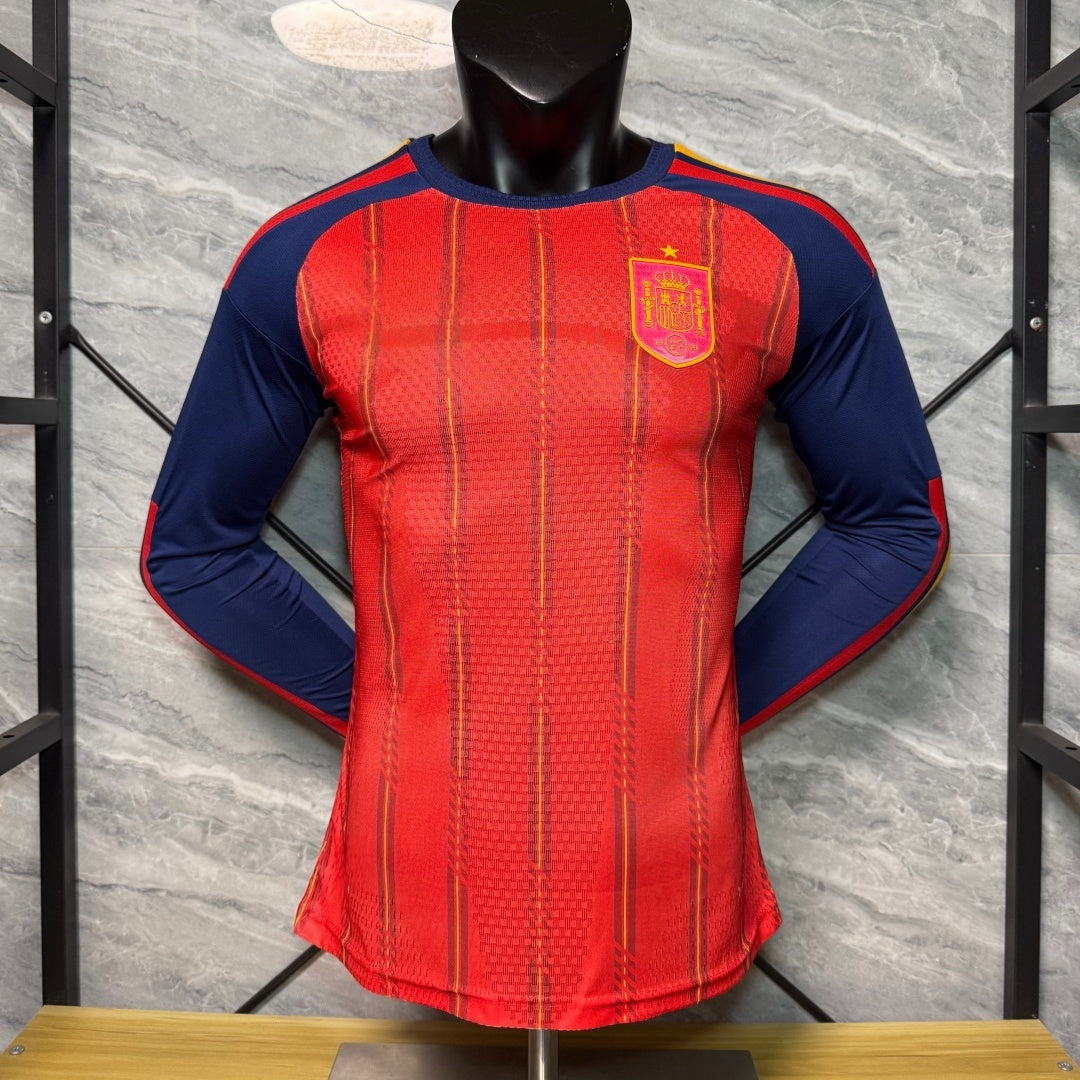 Maillot 25/26 Espagne Domicile player Manches Longues — vue 1