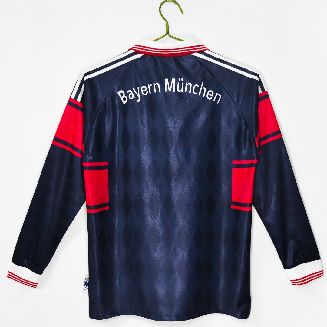 1997-1999 Maillot Retro Bayern Munich Domicile Manches Longues — vue 2