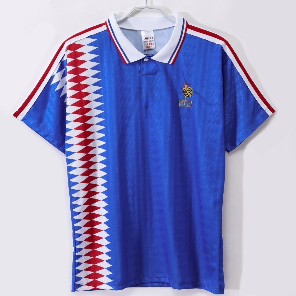 1994 Maillot Retro France Domicile — vue 1