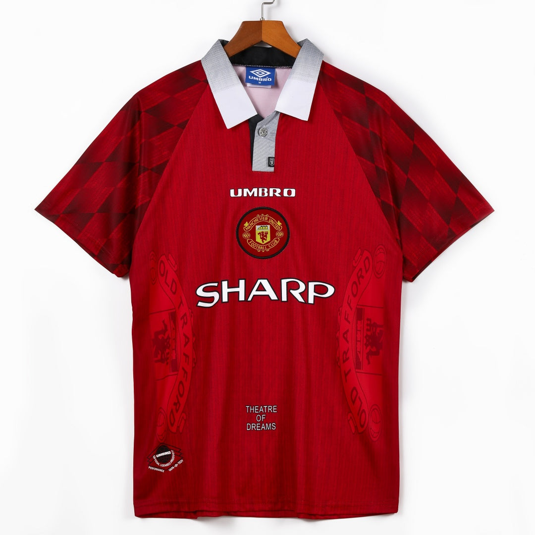 1996-1997 Maillot Manchester Domicile Retro — vue 1
