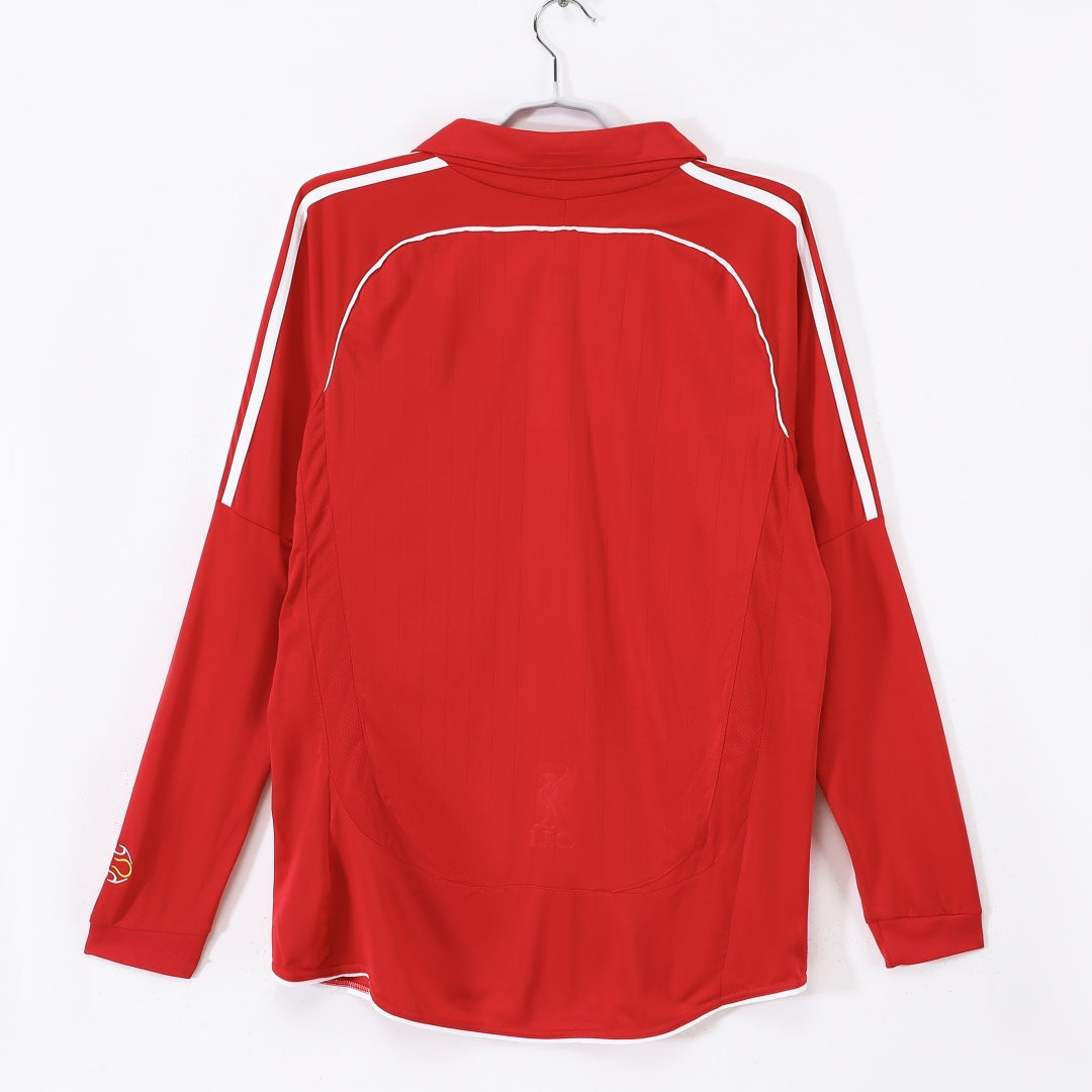 2006-2007 Maillot Retro Liverpool Domicile Manches Longues — vue 2