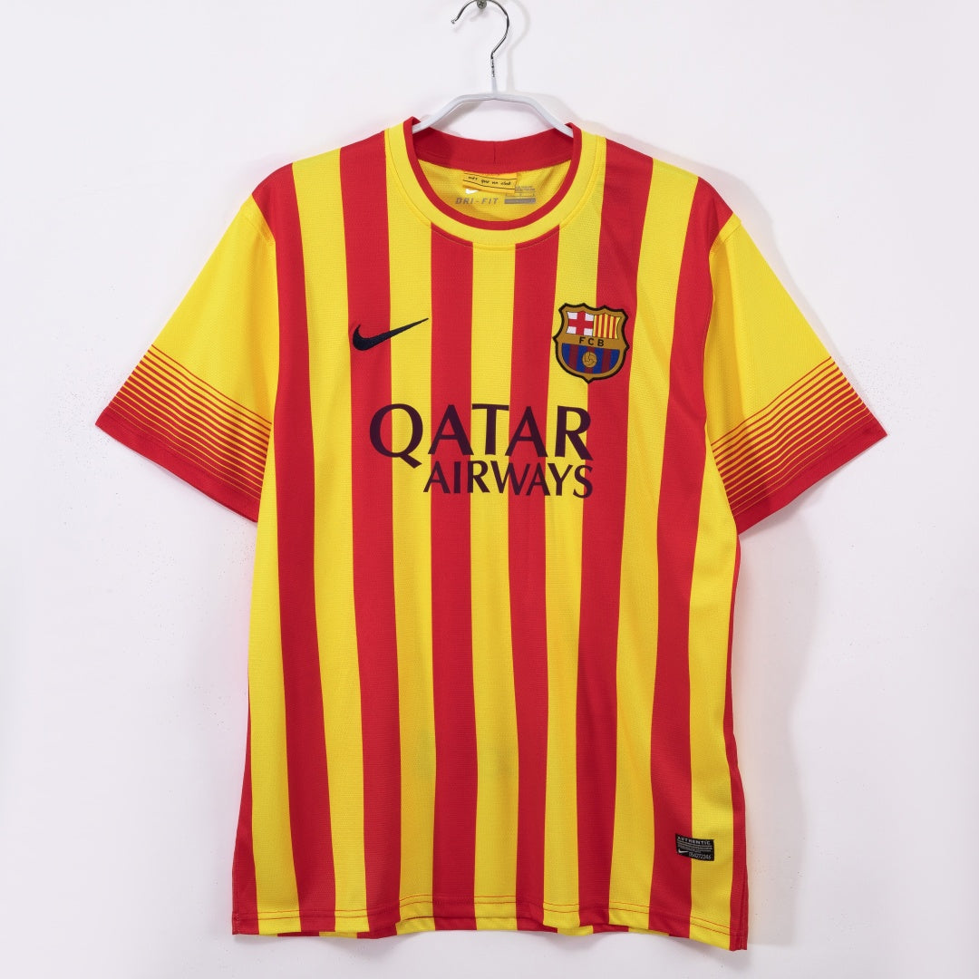 2013-2014 Maillot Barcelone Extérieur Rétro — vue 1