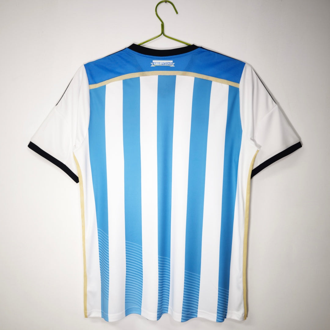 2014 Maillot Argentine Domicile Retro — vue 2