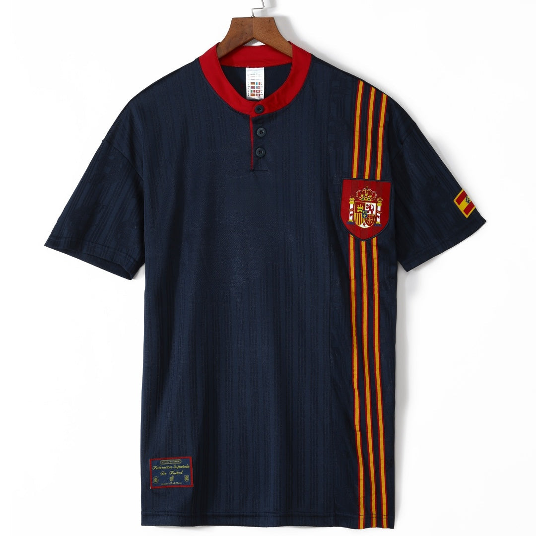 1996 Maillot Espagne Extérieur Retro — vue 1