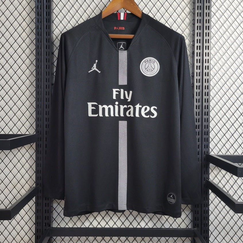 2018-2019 Maillot PSG Domicile Retro Manches Longues — vue 1