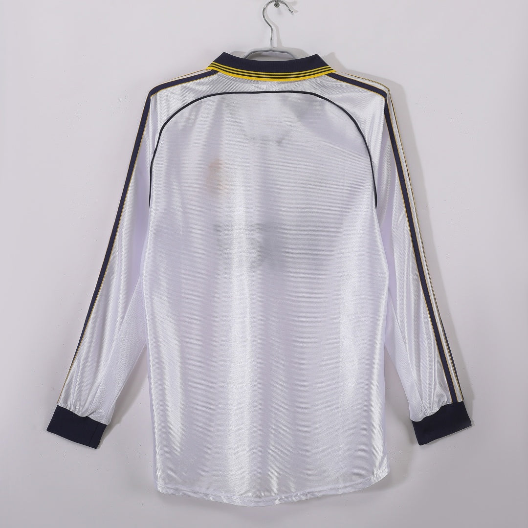 1998-2000 Maillot Retro Real Madrid Domicile Manches Longues — vue 2