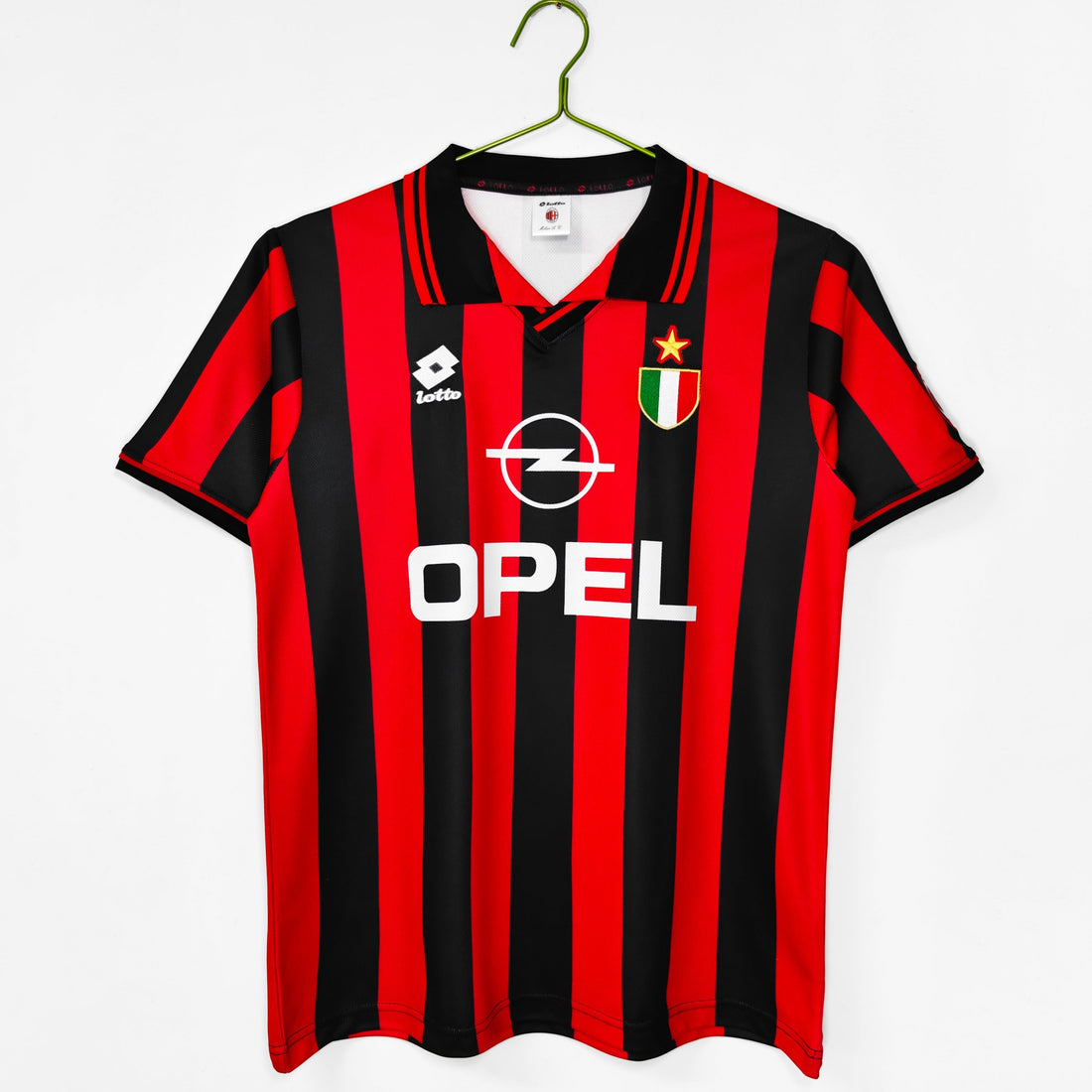 1996-1997 Maillot AC Milan Domicile Rétro — vue 1