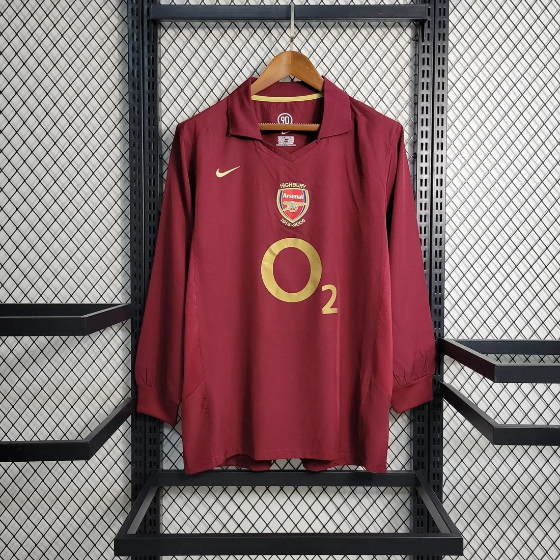 Maillot 05/06 Arsenal Rétro Manches Longues — vue 1