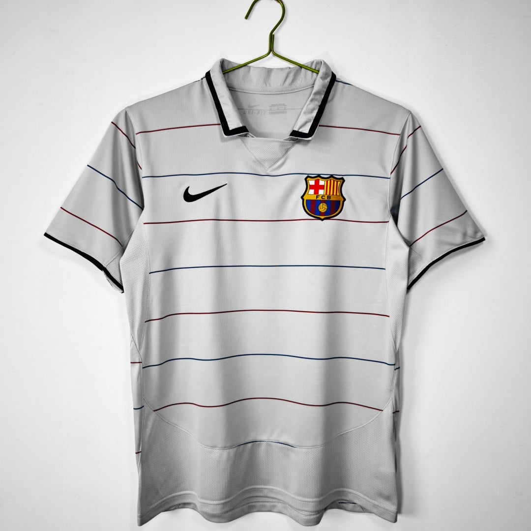 FC Barcelone maillot extérieur Rétro 2003 2004 — vue 1