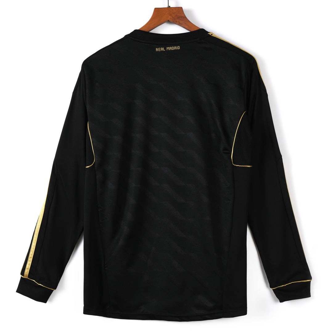 2011-2012 Maillot Retro Real Madrid Extérieur Manches Longues — vue 2
