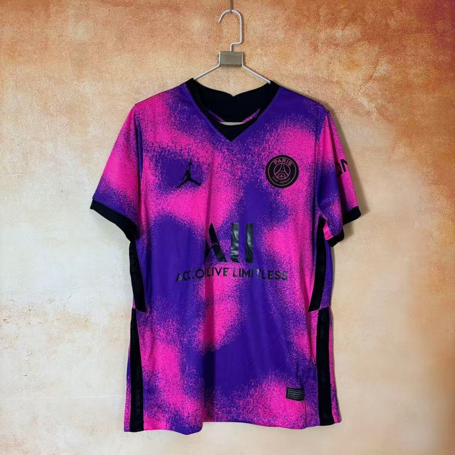 2021-2022 Maillot PSG Third Retro rose — vue 1